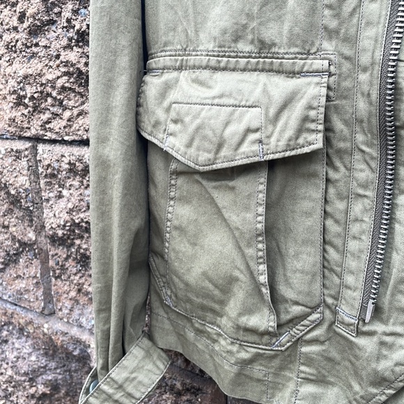 G-Star RAW Anson Premium Overshirt Jacket Green Khaki - Size Men's Small - Picture 4 of 8